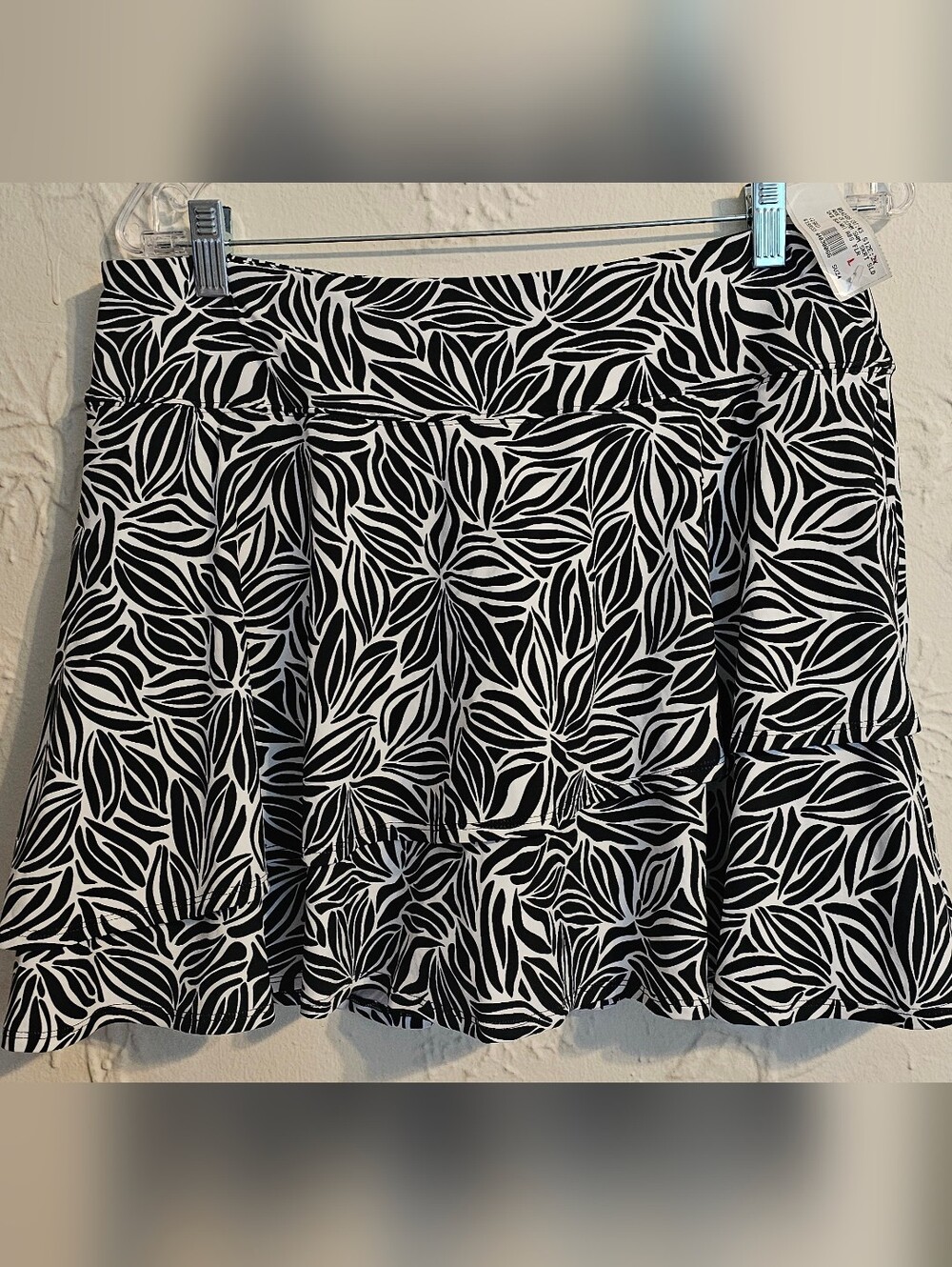 Lands' End Floral Swim Skort Bottom NWT Size Large